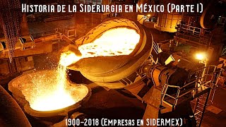 Siderurgia en México 19002018 Parte 2 Empresas que fueron del Gobierno Mexicano [upl. by Croner]