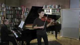 Daniel Yue Violin Saint Saens Havanaise [upl. by Anyaled701]