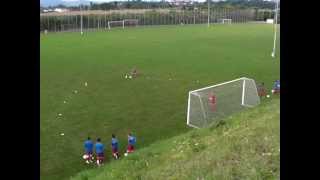 Fussballtraining Torschuss 1  Torschuss  Technik [upl. by Duthie971]