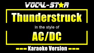 Thunderstruck Karaoke  ACDC Karaoke Version [upl. by Edelsten692]