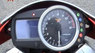 Moto Morini Corsaro 1200  QD exhaust sound [upl. by Oniskey]