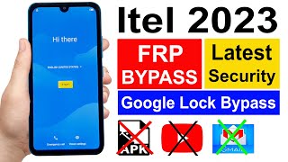 All Itel Google Lock Bypass 2023  All Itel Frp Bypass 2023  All Frp Unlock  Itel  Frp  Bypass [upl. by Leugar]