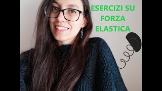 4 ESERCIZI sulla FORZA ELASTICA [upl. by Ecirtaeb]