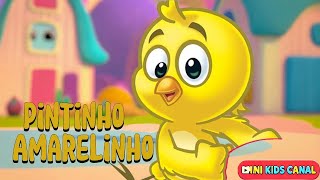 Pintinho Amarelinho  Música Infantil  Galinha Pintadinha  Mini Kids Canal  Desenho Animado [upl. by Wylie]