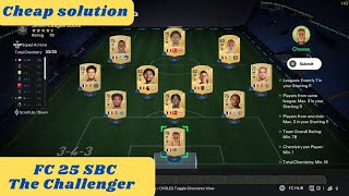 FC 25 FIFA 25  The challenger SBC  League and Nation Hybrid  cheap solution [upl. by Eetsirk]