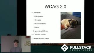 Web Accessibility Guidelines  How to make your code Web Accessible [upl. by Htebizile]
