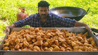 MAKING SAMOSA SPECIALVillageCookingChannel explore food cooking shorts shortvideo [upl. by Goodyear]