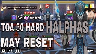 TOA 50 HARD HALPHAS LIGHT LICH  SUMMONERS WAR [upl. by Morette]