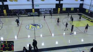 Maryvale High School vs Queen Creek High School Womens JV Basketball [upl. by Treharne]