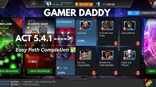 Act 541 ‼️Easy Path Completion ✅ Road to Cavalier Marvel Contest Of Champions Gameplay mcoc [upl. by Wylma]