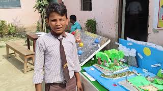 Types Of Landforms  Science Exhibition ।। Class 4  GBCS Abhuar [upl. by Almap]