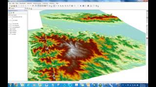 ArcGis  ArcScene 3D [upl. by Weinberg908]