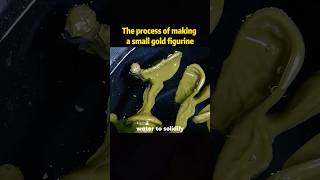 The process of making a small gold figurinecar ceramics elegant producer youtube foryou [upl. by Armyn]