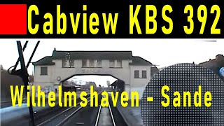 Führerstandmitfahrt KBS 392 Wilhelmshaven  Sande Herbst 2000  VHSAufzeichnung [upl. by Mensch]