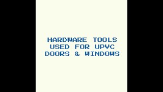 Hardwares Used In UPVC Windows amp Doors  Jogeshwar Fenestation [upl. by Arbe]