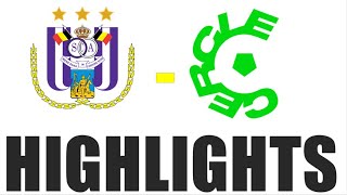 Cercle Brugge vs RSC Anderlecht 05 Highlights  Pro League 202425 [upl. by Macfadyn]