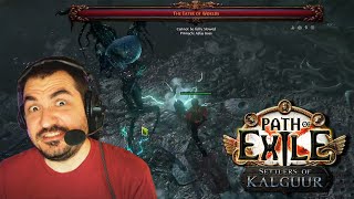 DOING T16 MAPS FIGHTING EATER OF WORLDS PoE Settlers of Kalguur 325 SSF  P 9 [upl. by Enilec]