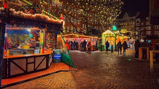 The most beautiful Christmas markets  Hannover Germany walking tour in Christmas markets [upl. by Ryun]