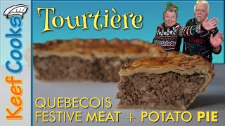 Tourtiere French Canadian Meat and Potato Pie [upl. by Adnilra]