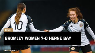 Goals Bromley Women 70 Herne Bay [upl. by Ribal]