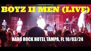 BOYZ II MEN LIVE PERFORMANCE OCTOBER 3 2024 [upl. by Luciana]