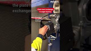 Plate heat exchanger assembly using the alkitronic® ECR 80 shorts [upl. by Lightfoot]