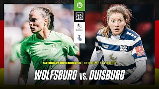 VfL Wolfsburg vs MSV Duisburg  Frauen Bundesliga 20232024 Matchday 8 Full Match [upl. by Shih]