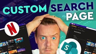 SharePoint Tutorial  How to build a custom search page experience [upl. by Ralat]