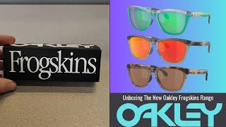 Unboxing The New Oakley Frogskins Range [upl. by Ziguard373]