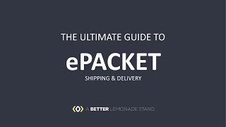 ePacket Tracking ePacket Shipping ePacket Delivery  Everything you Need to Know [upl. by Shena]