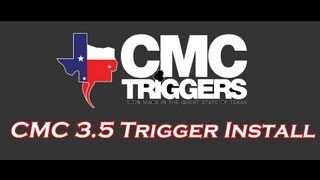 HOW TO INSTALL AN AR15 TRIGGER  CMC 35 TRIGGER GROUP [upl. by Wendelina]