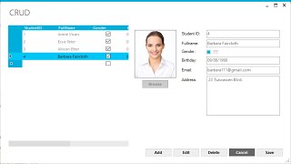 C Tutorial  Insert Update Delete and View data from database using Web Service  FoxLearn [upl. by Johnsson448]