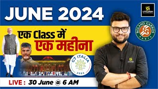 Current Affairs 2024  June Month Current Affairs Revision  Impt Questions By Kumar Gaurav Sir [upl. by Faustena]