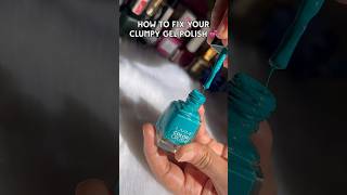 How to fix Clumpy thick Nail paint nailpainthacks nailpolish shorts hack youtubeshorts [upl. by Itak]