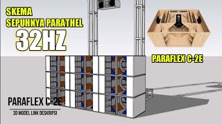 PARAFLEX C2E PARATHEL 18 INCH SUBWOOFER SKEMA [upl. by Lemire]