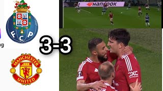 Madness Maguire last minute Goal vs Porto saves Ten Hag Manchester United vs Fc Porto [upl. by Verda]