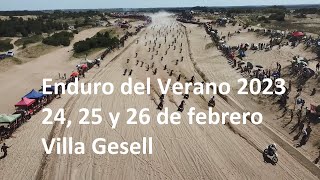 Villa Gesell Enduro del Verano 24 25 y 26 de febrero 2023 [upl. by Arrakat]