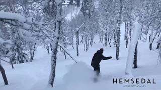 Offpiste from Hemsedal Skisenter in Norway Offpist i Hemsedal 2018 [upl. by Noitsirhc952]