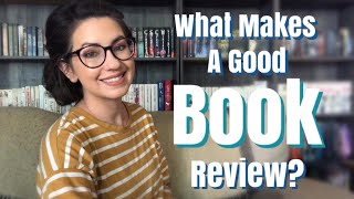 WHAT MAKES A GOOD BOOK REVIEW [upl. by Dadirac]