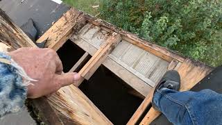 PERFECT ATTIC CONDITIONS Peeking inside a R72 insulated roof I built in 1984 FIX your own roof [upl. by Mechelle612]