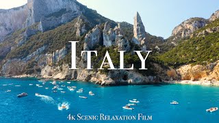 Italy 4K  Scenic Relaxation Film With Inspiring Music [upl. by Oiralednac]