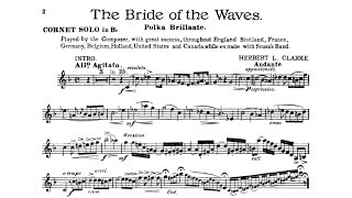 TRUMPET SOLO Herbert L Clarke Solos  The Bride of the Waves [upl. by Chlori]