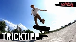 How to 360 Flip  einfach und schnell Skateboard Tricks lernen deutschgerman [upl. by Primrosa]