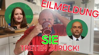 EILMELDUNG GRÜNE PARTEISPITZE TRITT ZURÜCK [upl. by Atworth]