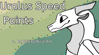 Uralus Speed Paints  4 BobbieDeBird Art [upl. by Ahsekahs]