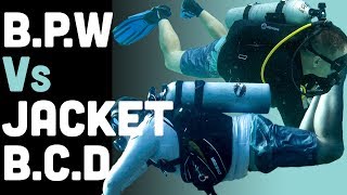 Back Plate Wing BPW Vs JacketStyle BCD A Scuba Gear Showdown [upl. by Gilchrist737]