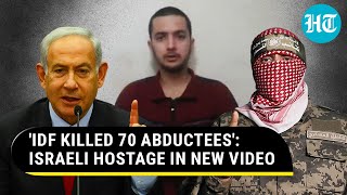 You Should Be Ashamed Israeli Hostage Hersh GoldbergPolin Rips Netanyahu IDF In Hamas Video [upl. by Bakeman]