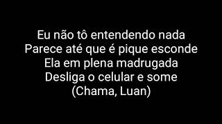 Nego Do Borel  Contatinho Letra Part Luan Santana [upl. by Humfried345]