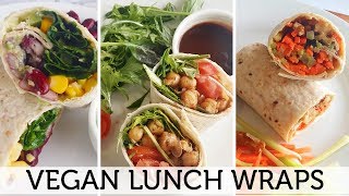 Vegan Lunch Wraps Tortilla Wrap [upl. by Yatnwahs]