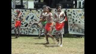 Djarragun Aboriginal Boys Dance Group at Girringun Festival 2 [upl. by Rehpotirhc]